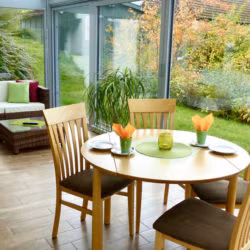Ferienwohnung Familie Zutt Balkon Tisch