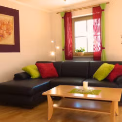 Ferienwohnung Familie Zutt Balkon Couch