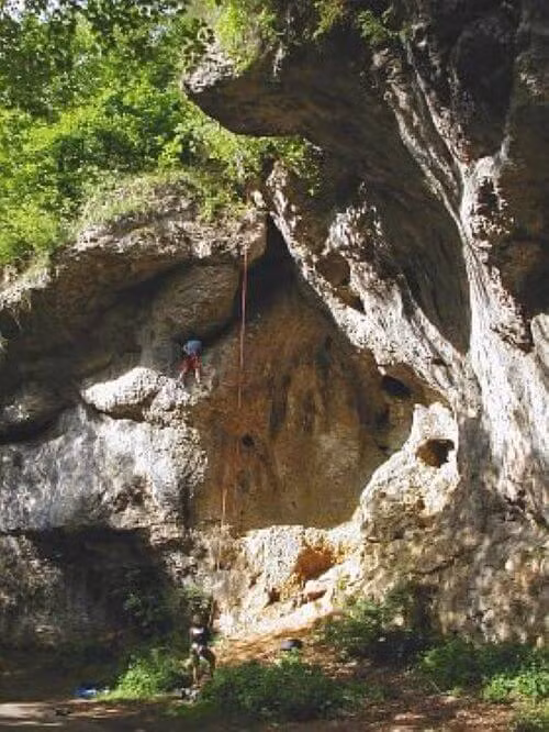Klettern am Rennerfelsen